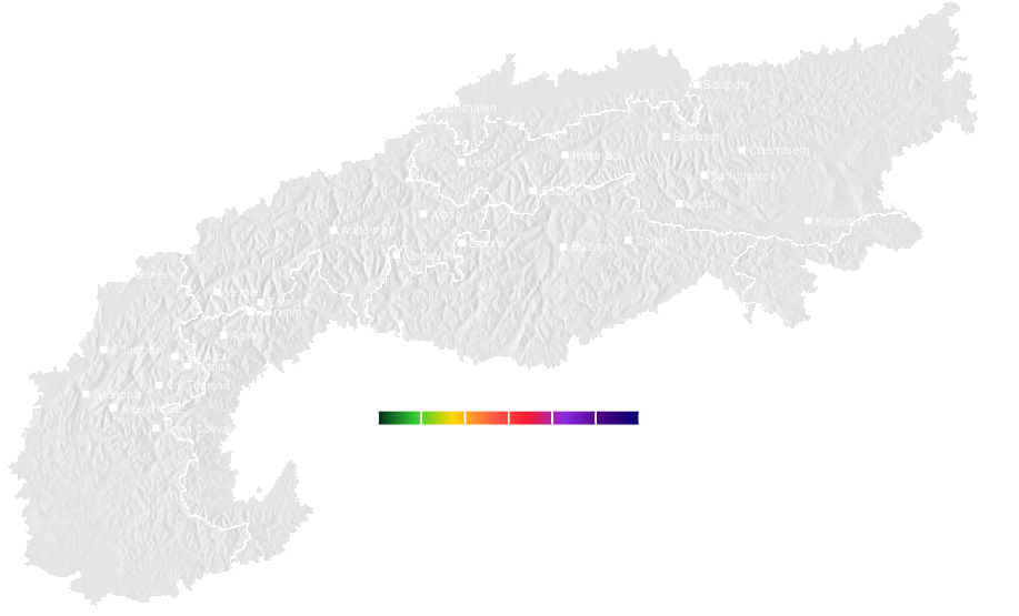 Snow accumulation today