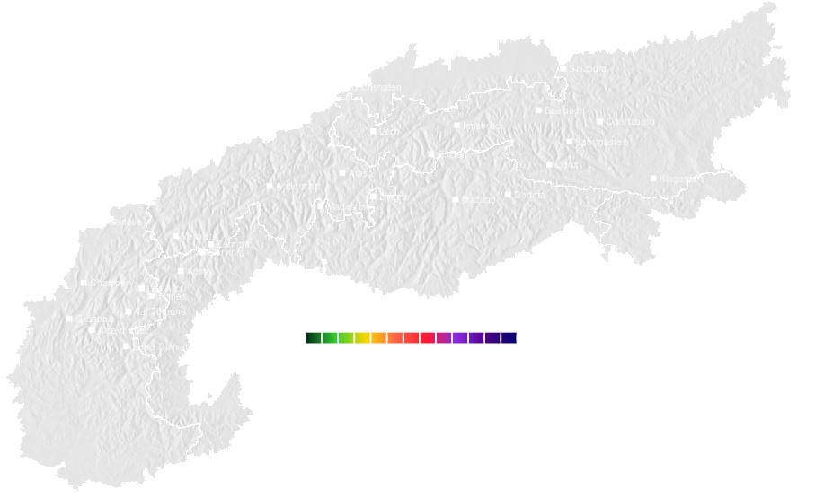 Snow accumulation today
