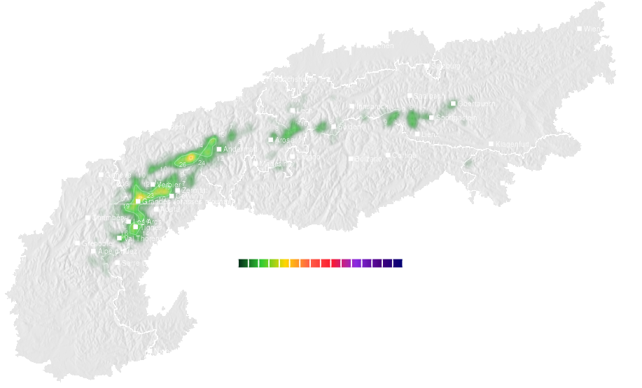 3 day snow accumulation