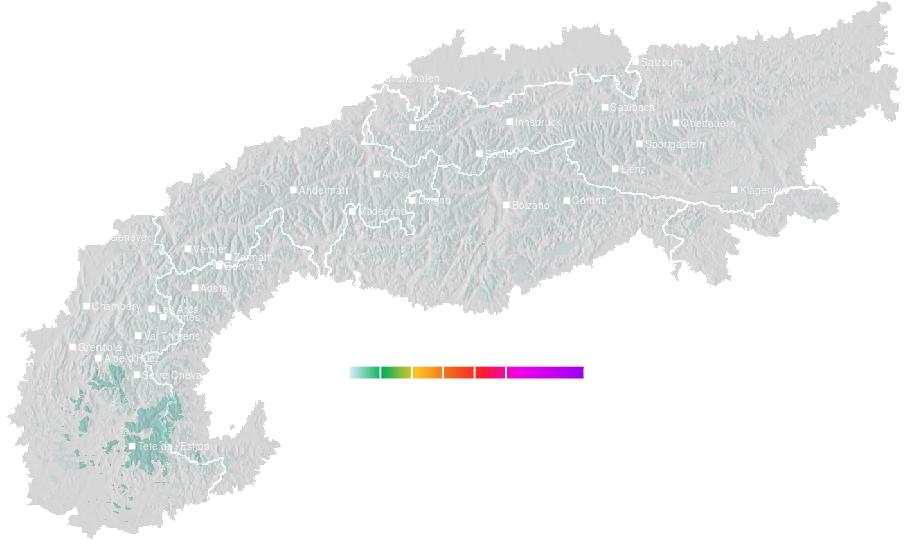 Snow accumulation today