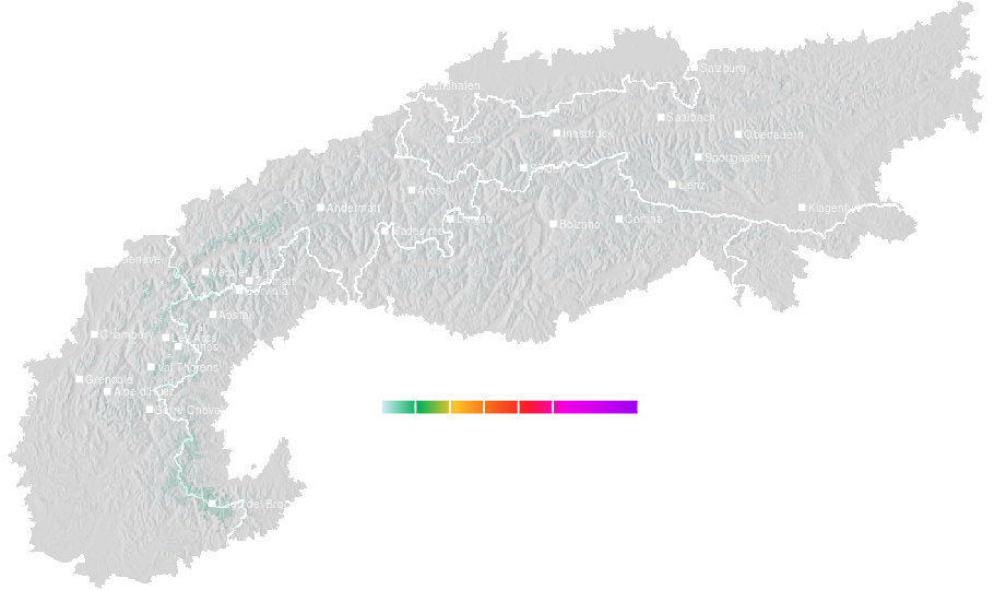 Snow accumulation today