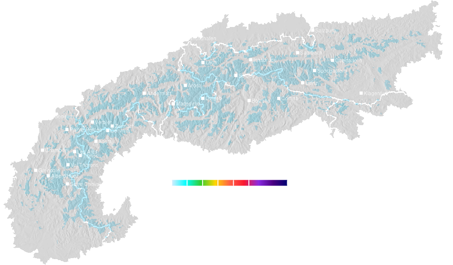 Snow accumulation today