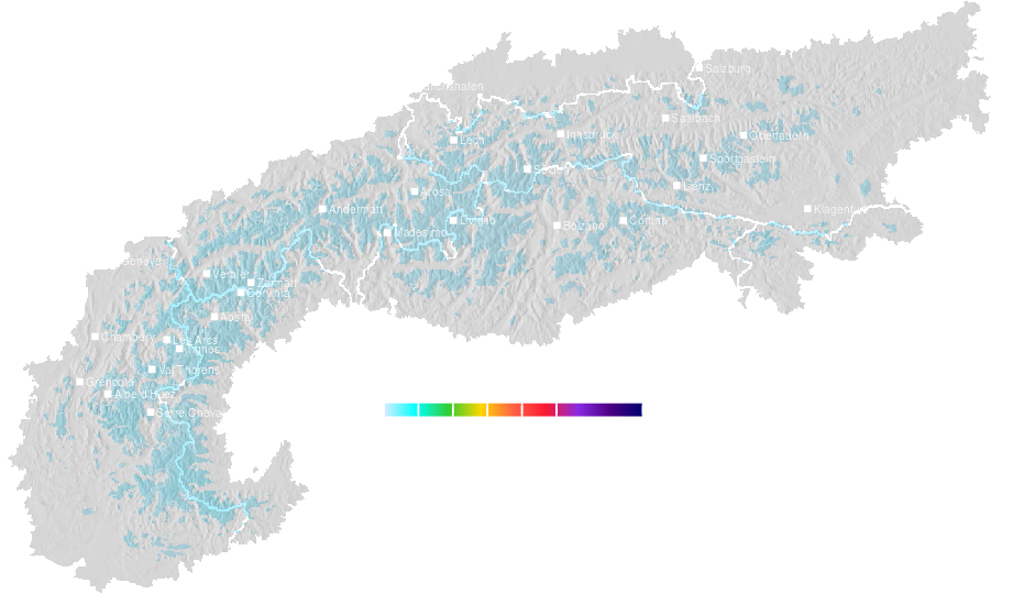 Snow accumulation today