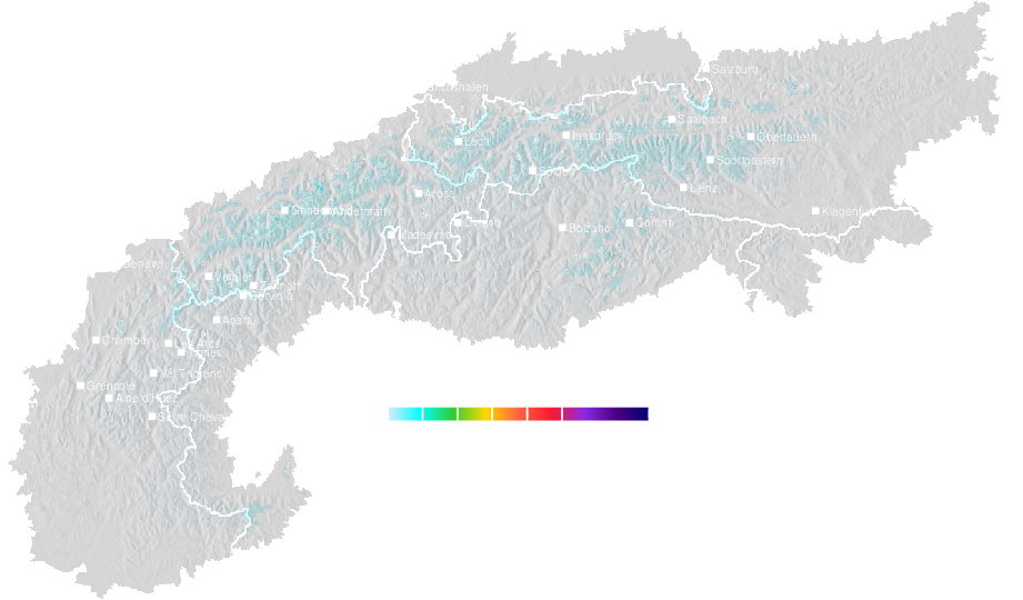 Snow accumulation today