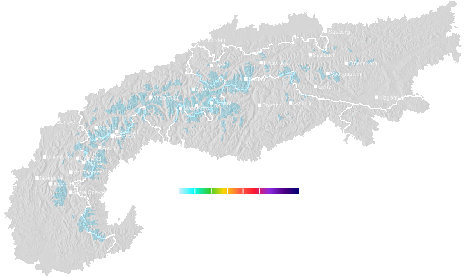 Snow accumulation today