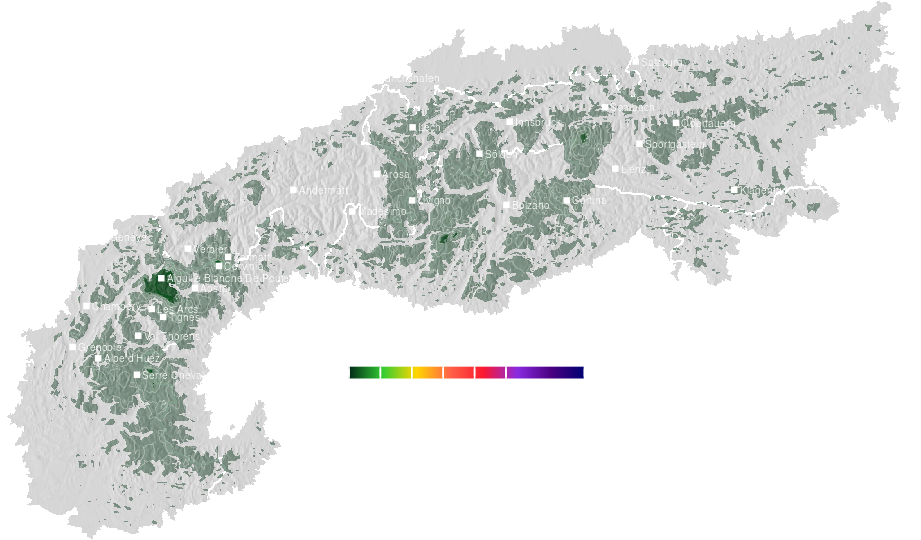 Snow accumulation today