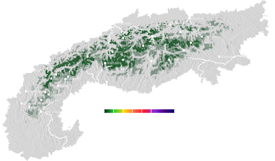 Snow accumulation today